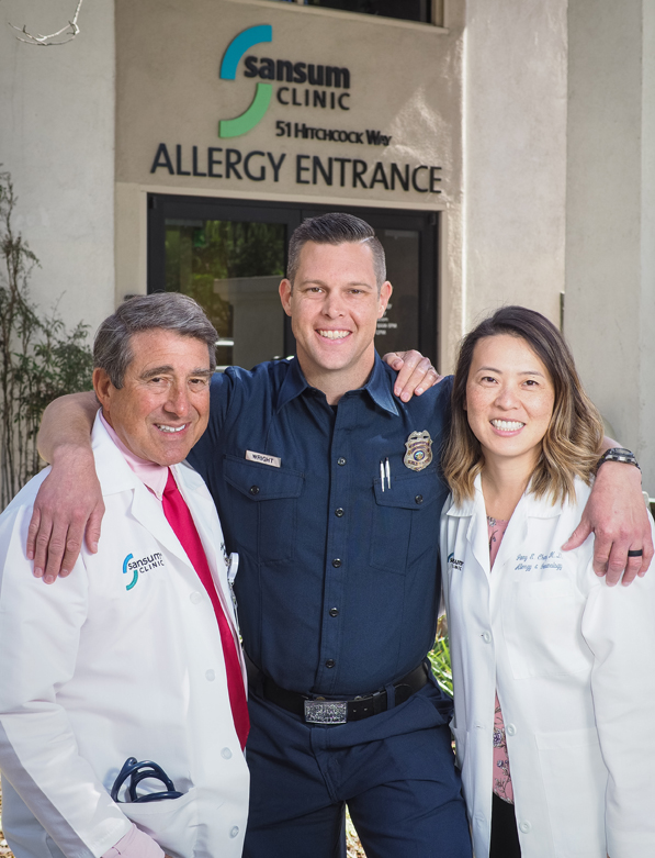 Tim Wright and his doctors